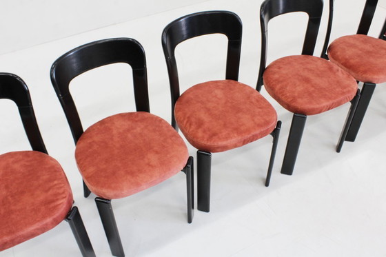 Image 1 of Vintage Bruno Rey dining chairs for Dietiker Switzerland 1970s, set of 6