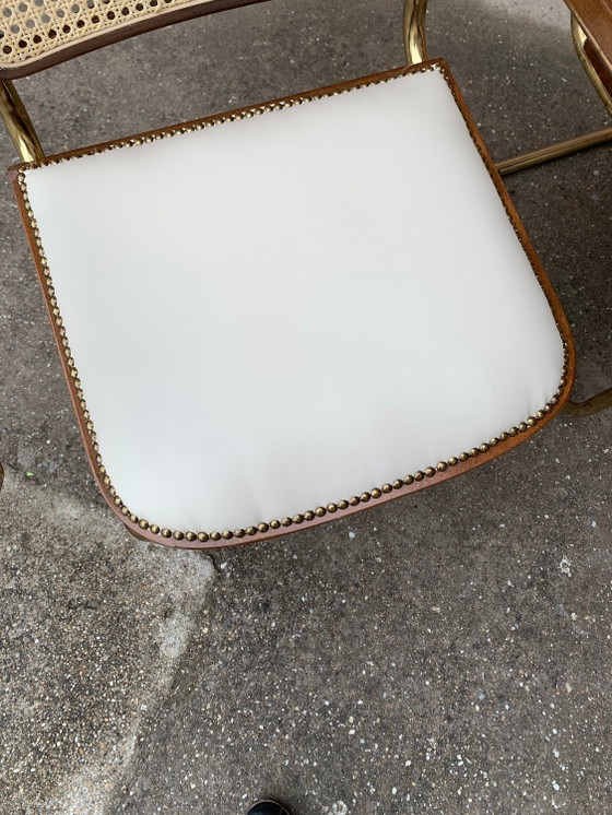Marcel Breuer Cesca chairs Italy 1970 – Dining chairs, Wood, Chrome, Bauhaus (photo 8 of 10)