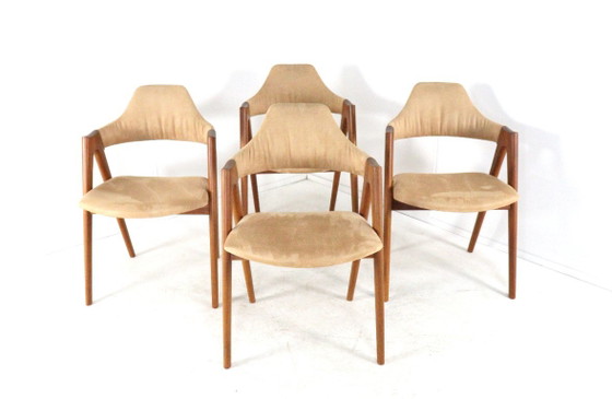 Ensemble de 4 chaises Compass de Kai Kristiansen pour SVA Mobler, design danois vintage (photo 17 of 18)
