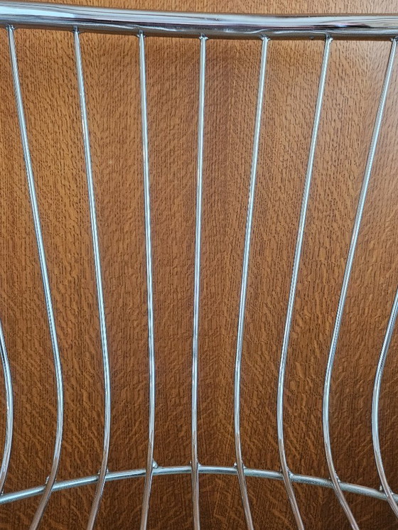 Image 1 of Sedia in filo cromato di Gastone Rinaldi per Rima