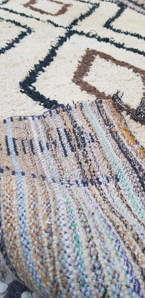 Image 1 of Handgeknoopt Berber kleed wol 195x108cm