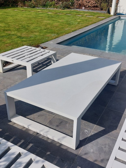Table basse en aluminium Garden