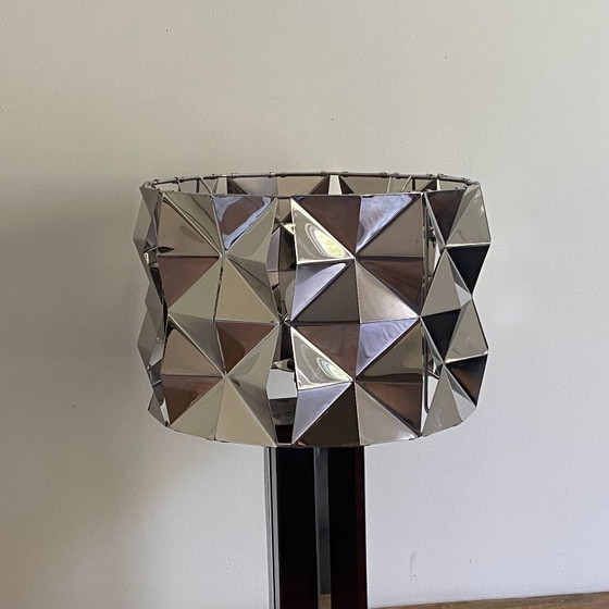Kinetic Lamp. 1970. Smoked Plexiglas. Space Age. – Table lamps, Metal (photo 6 of 7)