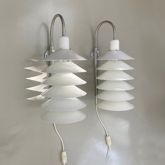 Image 1 of 2 vintage WALL LAMPS TipTop Pandul Gammelgaard Danish Design