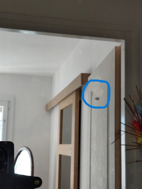 Image 1 of Miroir mural rectangulaire doré ancien