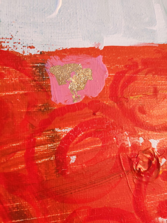 Image 1 of Abstraktes Gemälde mit Acrylfarben.