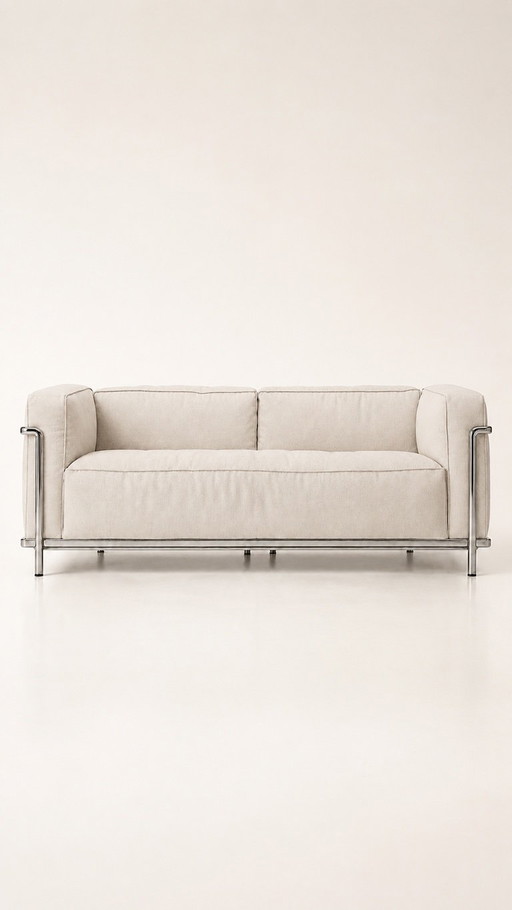 LC3 2,5-Sitzer-Sofa von Le Corbusier Cassina