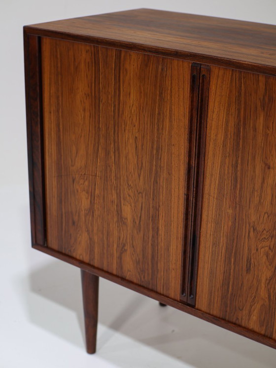 Image 1 of Kai Kristiansen tambour sideboard LP cabinet rosewood 1960