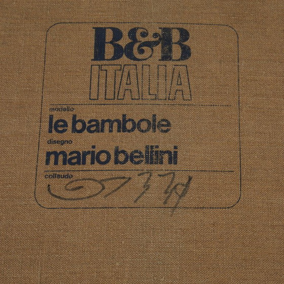 Image 1 of Mario Bellini Le Bambole bank B&amp;B Italia, jaren 70