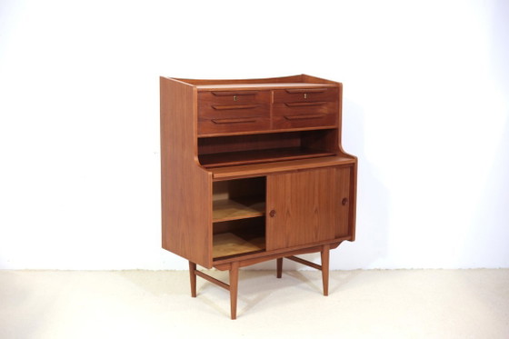 Dänischer Teak-Sekretär – Schreibtisch, Wood (photo 5 of 9)