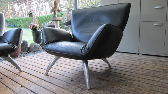 Image 1 of Leolux Design Classic "Panta Rhei "Leather 3-Seat + 1-Seat.Top