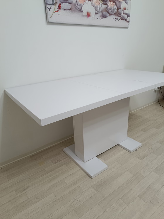 Image 1 of White dining table
