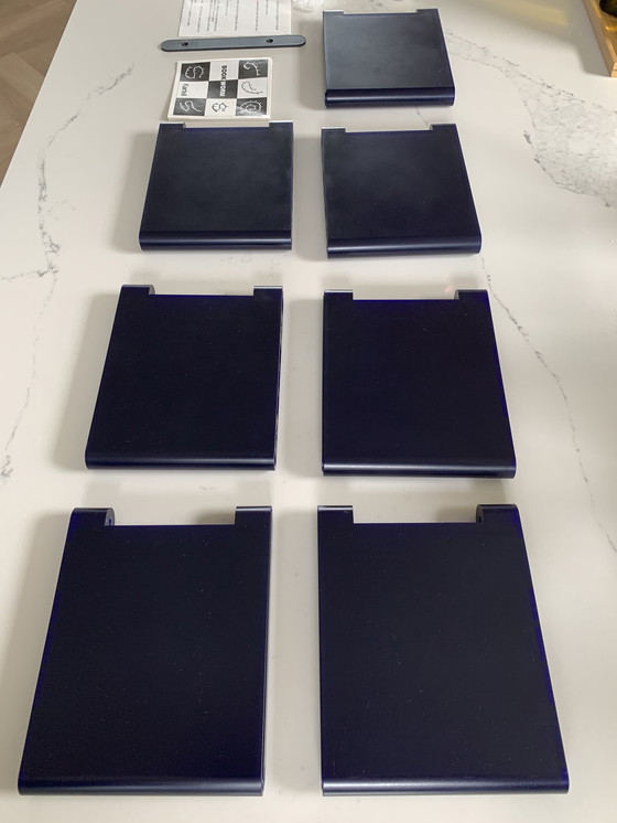 Image 1 of Kartell Bookworm wall shelf purple/blue