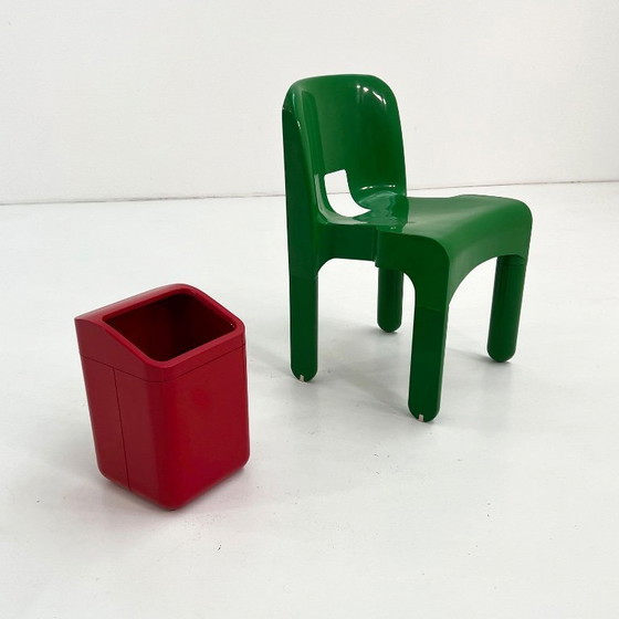Image 1 of Roter Regenschirmhalter oder Papierkorb von Makio Hasuike für Gedy, 1970er Jahre