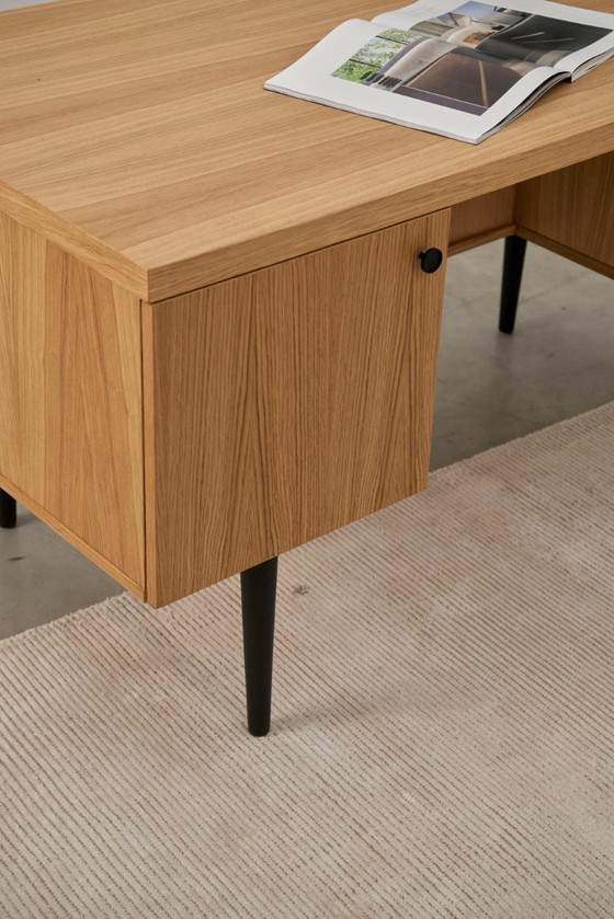 Image 1 of Oak desk - Astrid 1 D_B01