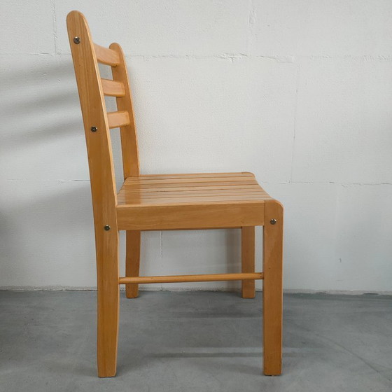 Image 1 of 4 Stühle für das Esszimmer im skandinavischen Stil (helle Farbe)