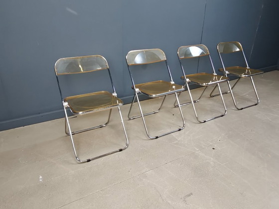Image 1 of Chaises plia vintage de Castelli, années 1970