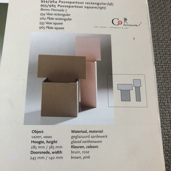 Image 1 of Jarrón Cor Unum passé partout Benno Premsela