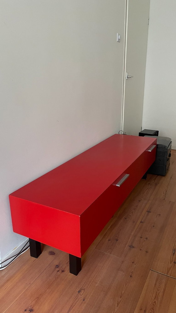 Image 1 of Meuble TV bas fait main