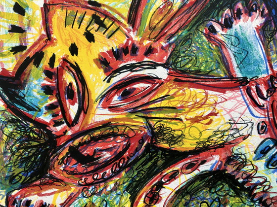 Image 1 of Rik Van Iersel - Wild - Lithographie couleur