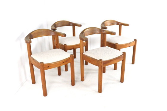 Image 1 of Set of 4 Vamdrup dining chairs vintage Danish upholstered