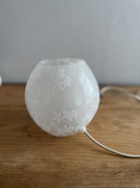 IKEA Knubbig retrolamp wit glas 18cm
