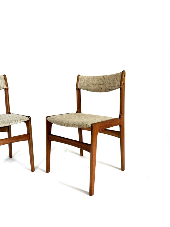 Image 1 of 4x vintage dining chair, Erik Buch ‘70