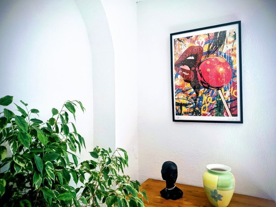 Image 1 of GONGAS - So Eager - Litografia incorniciata