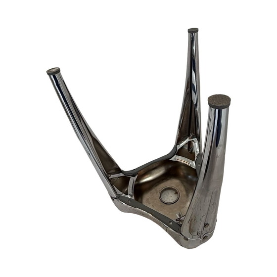 Image 1 of Yasu Sasamoto- Dulton - Tabouret vintage industriel, modèle Wisdom Tooth - Full Chrome