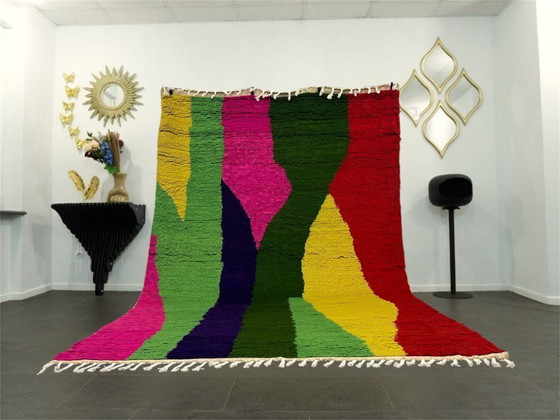 Image 1 of Berber Rug - 305 cm x 203 cm - colored Wool