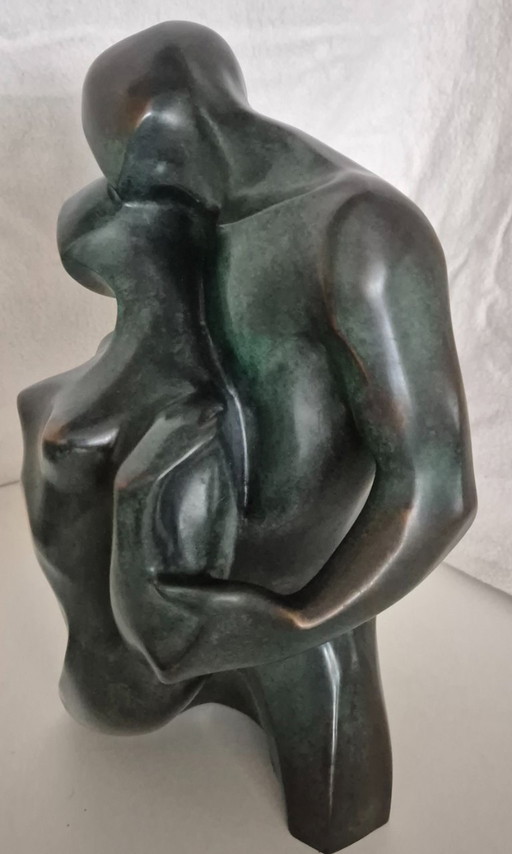Sculpture bronze by Bernard Kapfer "Pas de Deux"