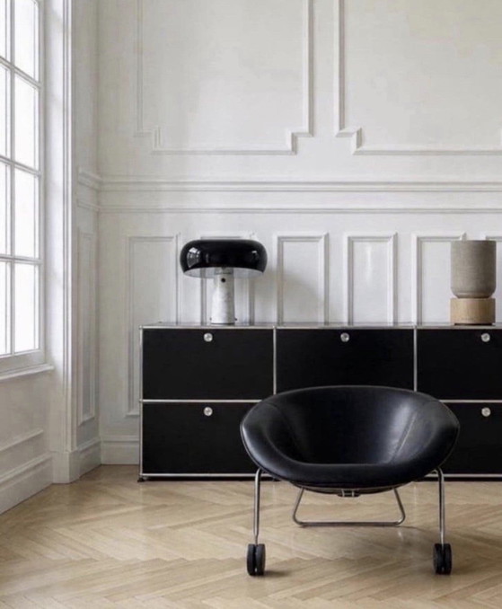 B&B Italia Mart fauteuil, ontwerp van Antonio Citterio, 2003 – Chrome, Leather (photo 9 of 11)