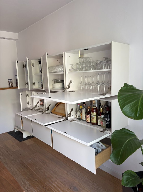 Image 1 of Pastoe Vision wandkast – 12 elementen – wit – designklassieker