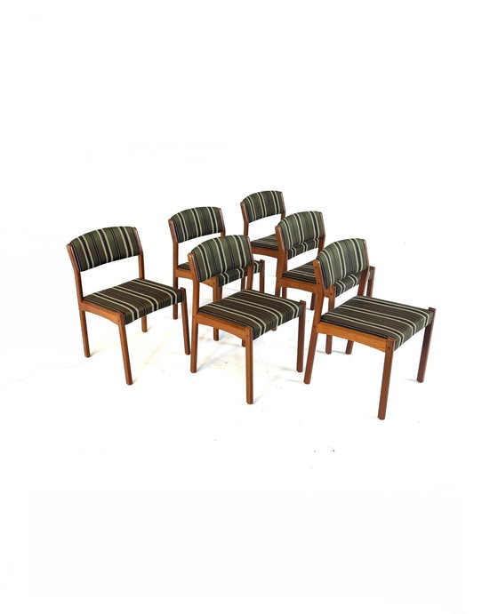Image 1 of 6x vintage Danish dining chair '70
