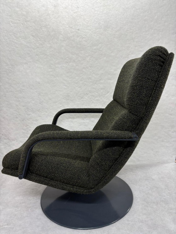 Image 1 of Artifort F141 – Neu gepolstert mit Ploeg Meru 58 Wollmischung | Professionell gepolstert