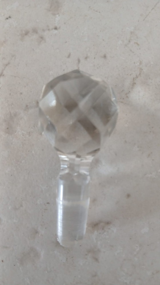 Image 1 of Antiek parfumflesje kristal brocante vintage