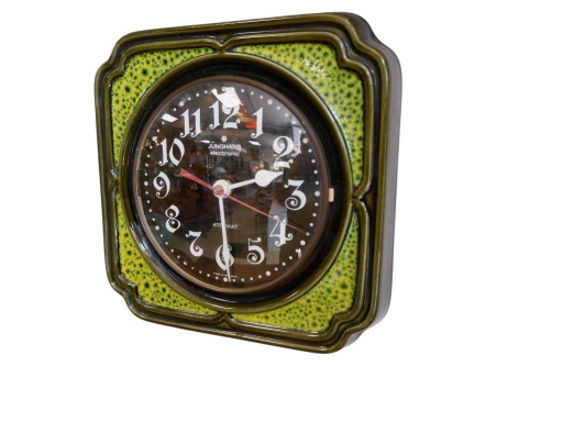 Junghans ATO-MAT ceramic wall clock