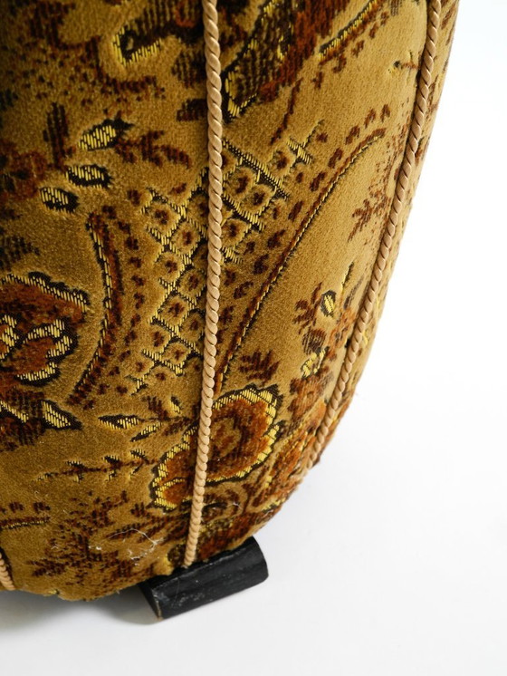 Image 1 of Originaler Pouf-Hocker von Jindrich Halabala aus dem Jahr 1958 – Hergestellt in Tschechien