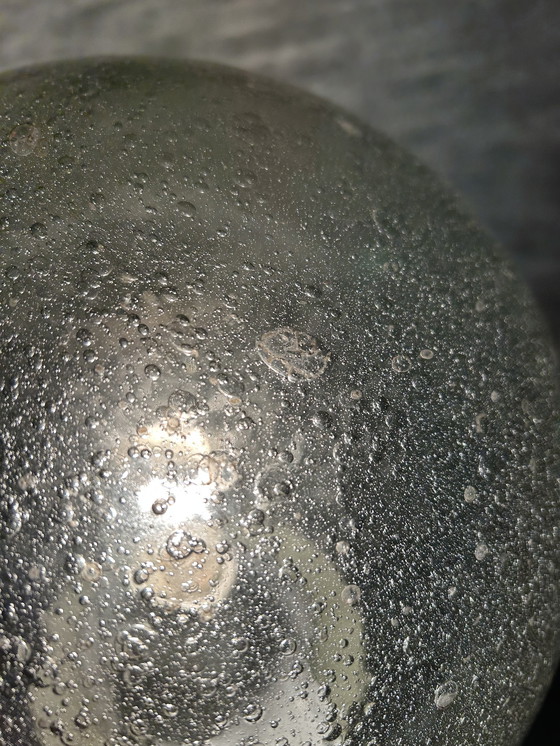 Image 1 of Vintage vloerlamp bubbel glas 