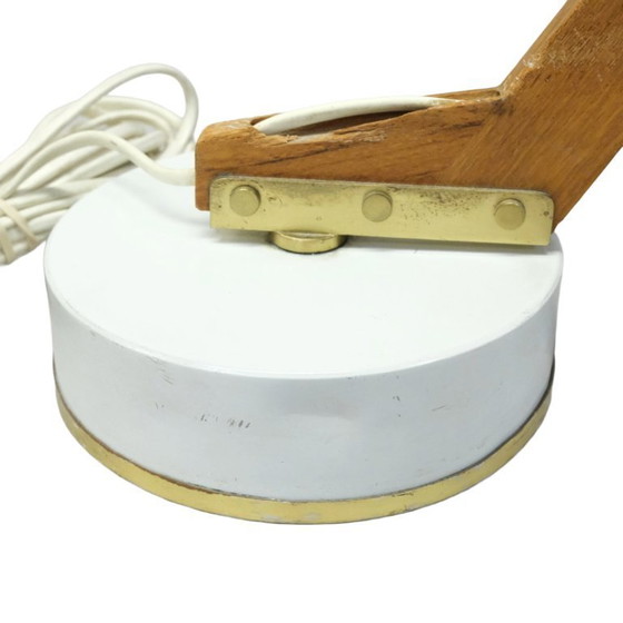 Image 1 of Hans Agne Jakobsson B54 bureaulamp van teakhout en messing