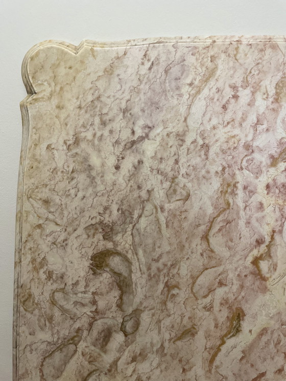 Image 1 of Unikat-Tischplatte aus Marmor 104x92 cm