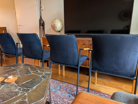 Image 1 of Chaises de salle à manger Leolux Cimaronne 4x