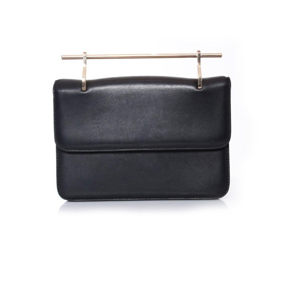 Image 1 of M2malletier, pochette La Fleur du Mal in pelle nera.