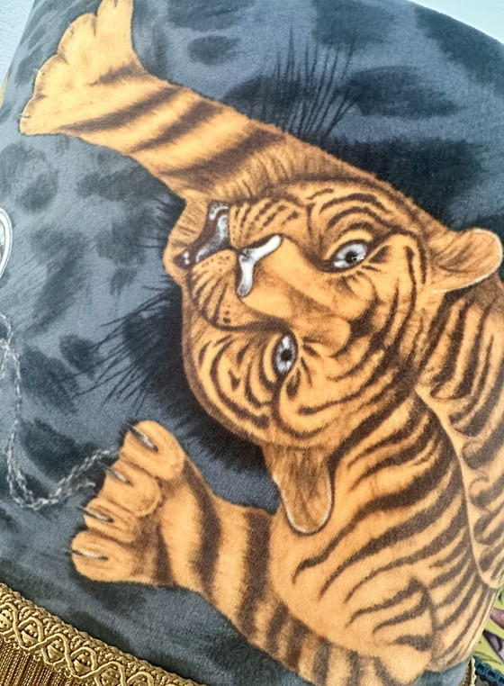 Image 1 of Tafellamp Tiger Italienische Keramik