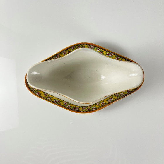 Image 1 of Salsera de ironstone "Yvonne", Orchies, principios del siglo XX