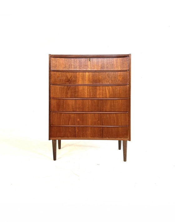 Image 1 of Cassettiera danese vintage in teak anni '60