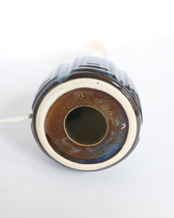 Image 1 of Vintage Soholm ceramic table lamp 1039 Danish design Einar Johansen