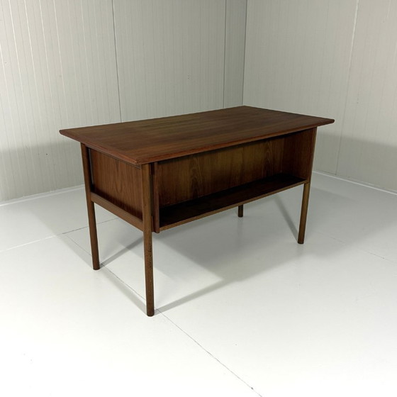 Gunnar Nielsen Teak Freestanding Desk Tibergaard Denmark – Wood (photo 12 of 15)