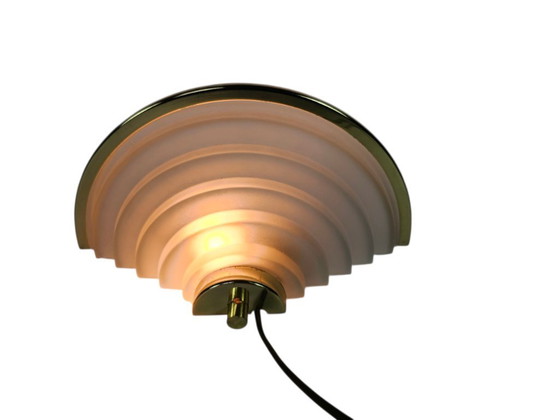 Image 1 of Applique vintage - Style Hollywood Regency - Verre pressé - Années 80