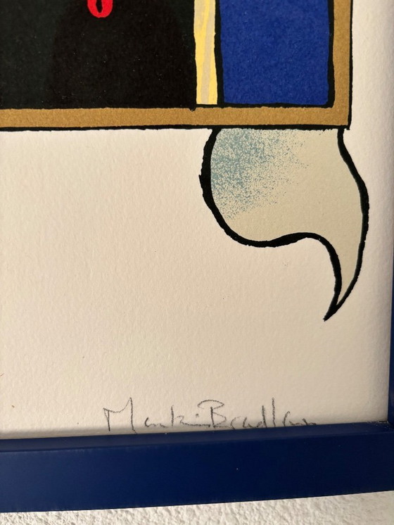 Image 1 of Martin Bradley, silkscreen, title The Chickens